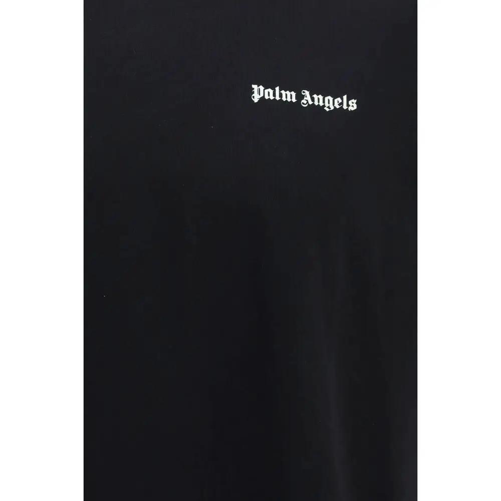 Palm Angels Black Cotton T-Shirt