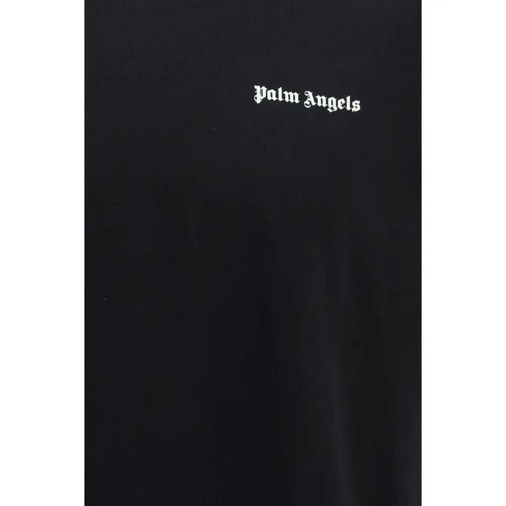 Palm Angels Black Cotton T-Shirt