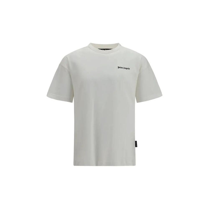 Palm Angels White Cotton T-Shirt