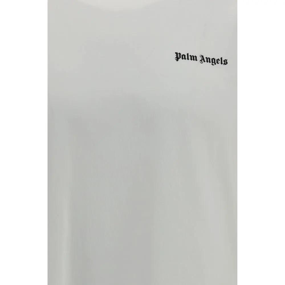 Palm Angels White Cotton T-Shirt