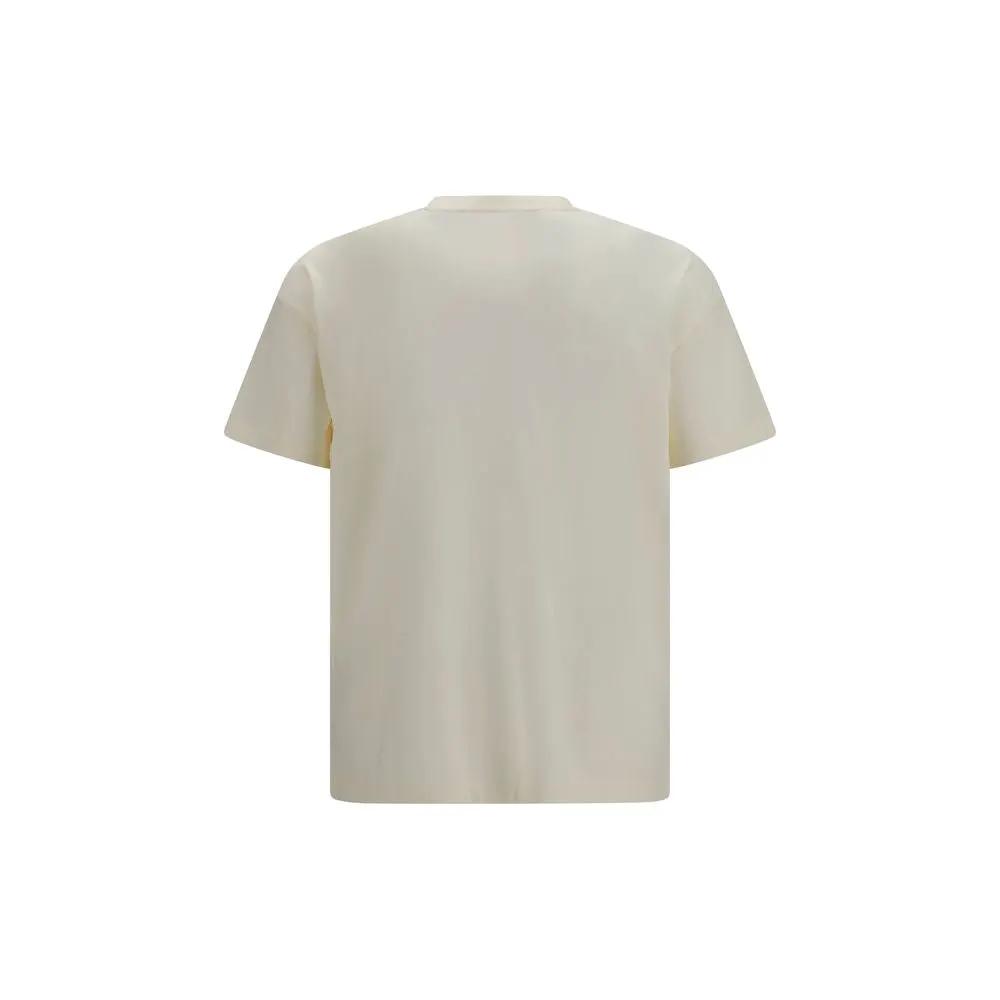 Palm Angels Beige Cotton T-Shirt