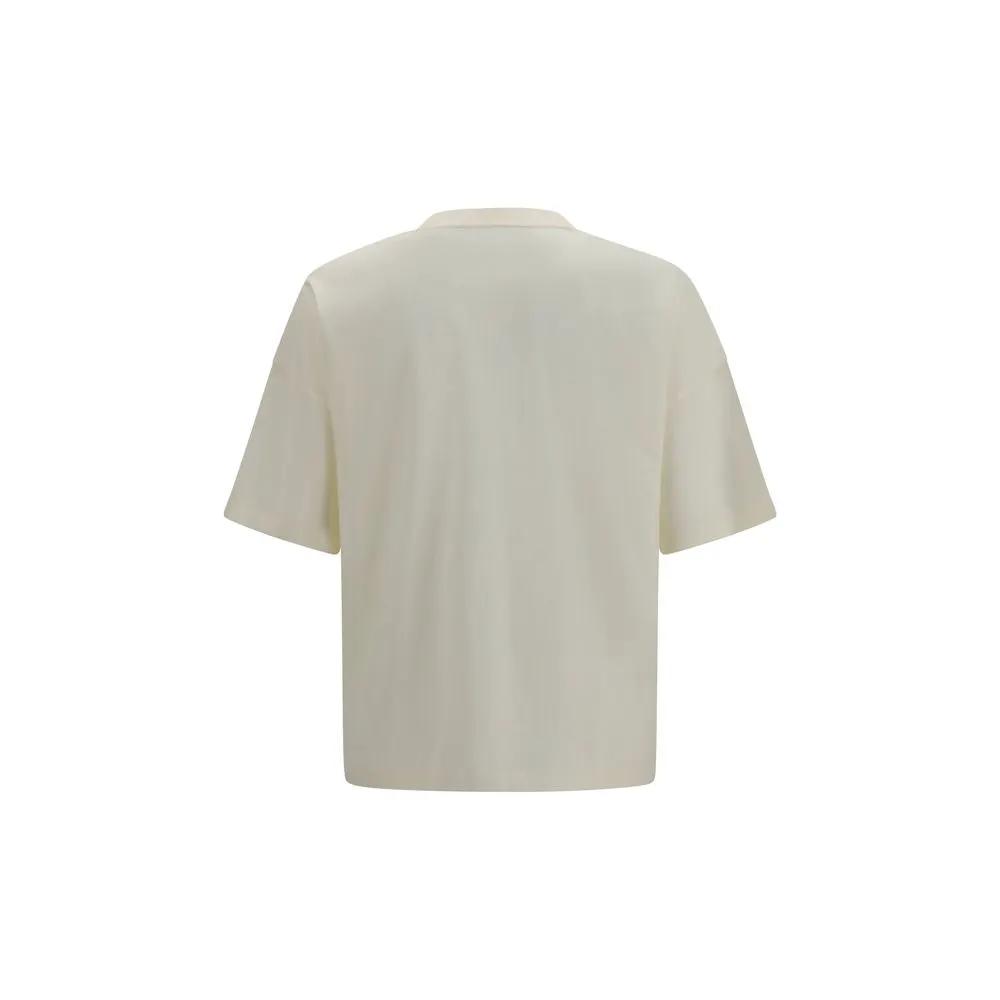 Palm Angels Beige Cotton T-Shirt