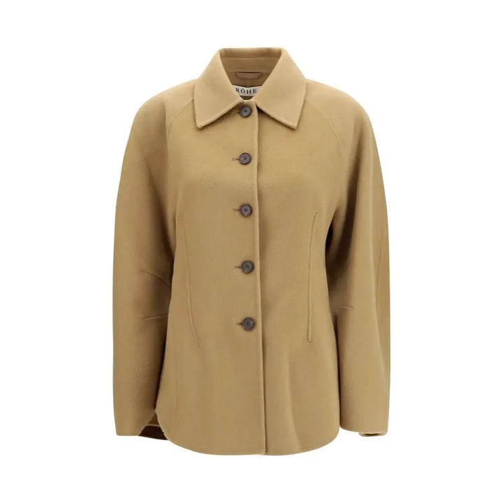 Rohe Sample Sale | Rohe Beige Wool Oves Aries Full-Length Jacket - | Designer outlet
