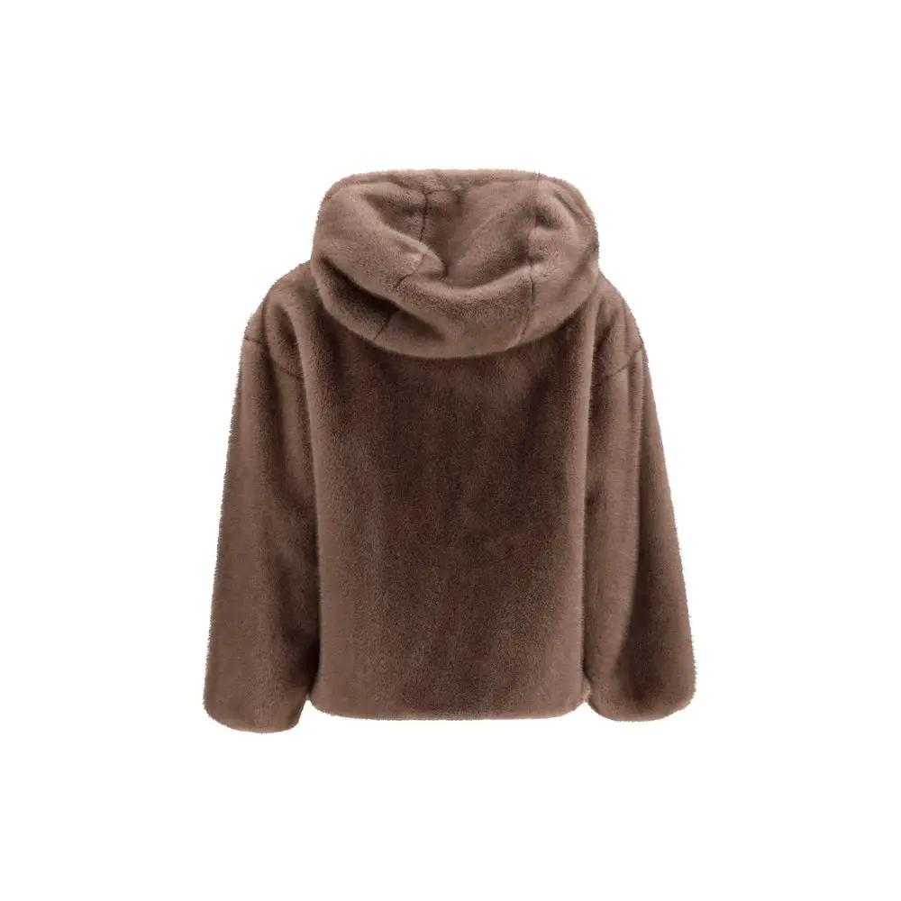 Herno Sample Sale | Herno Brown Polyester Full-Length Jacket - | Designer outlet
