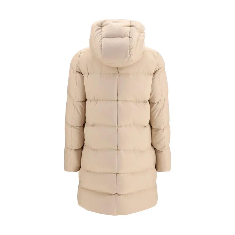 Herno Sample Sale | Herno Beige Polyester Full-Length Jacket - | Designer outlet