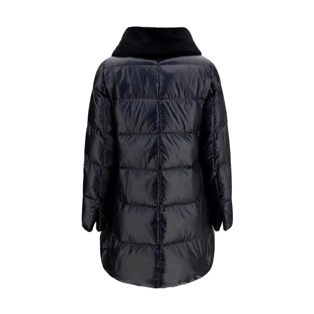 Herno Sample Sale | Herno Black Goose Down Full-Length Jacket - | Designer outlet