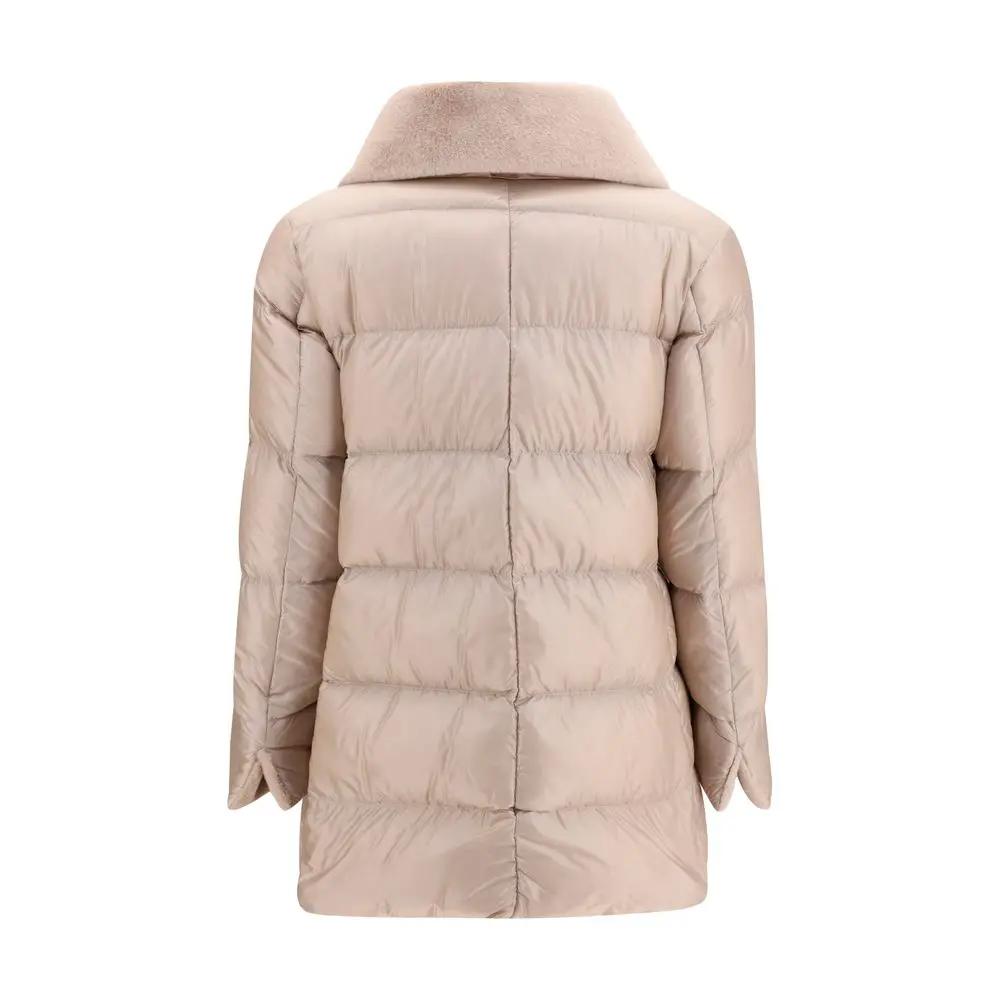 Herno Sample Sale | Herno Beige Goose Down Full-Length Jacket - | Designer outlet