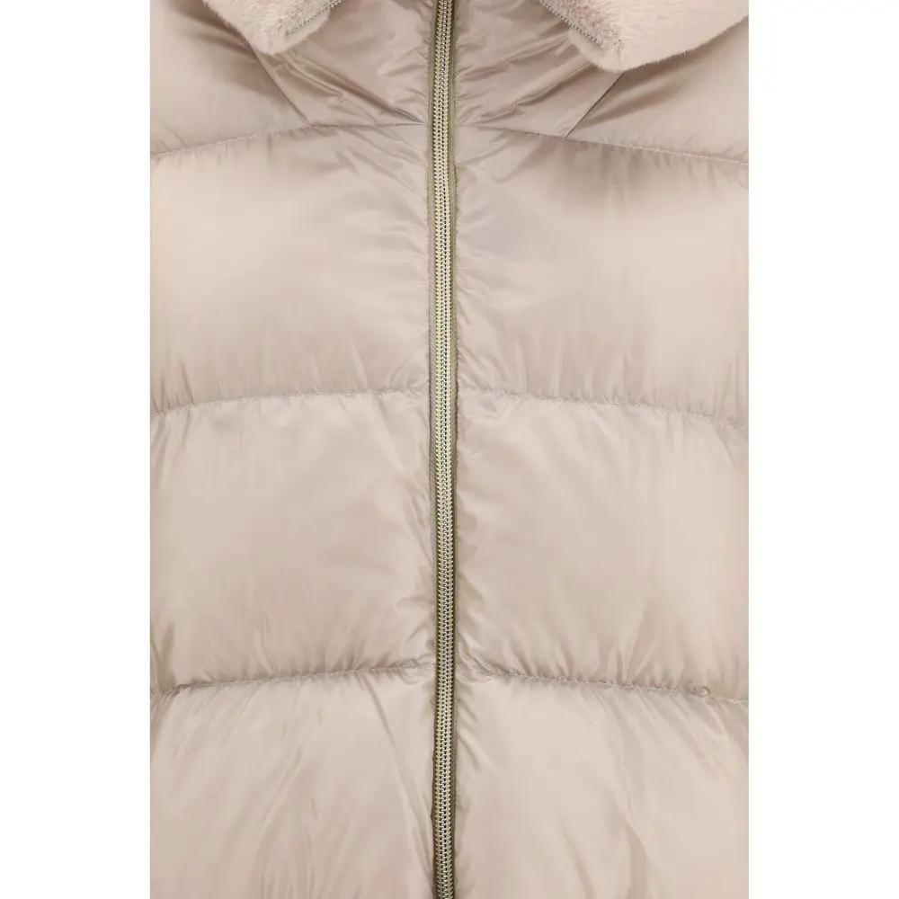 Herno Sample Sale | Herno Beige Goose Down Full-Length Jacket - | Designer outlet