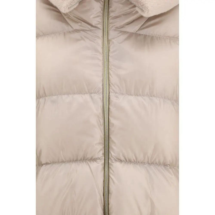 Herno Sample Sale | Herno Beige Goose Down Full-Length Jacket - | Designer outlet