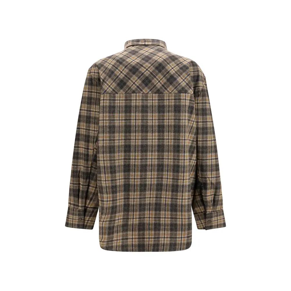 Rohe Sample Sale | Rohe Multicolor Wool Oves Aries Shirt - | Designer outlet