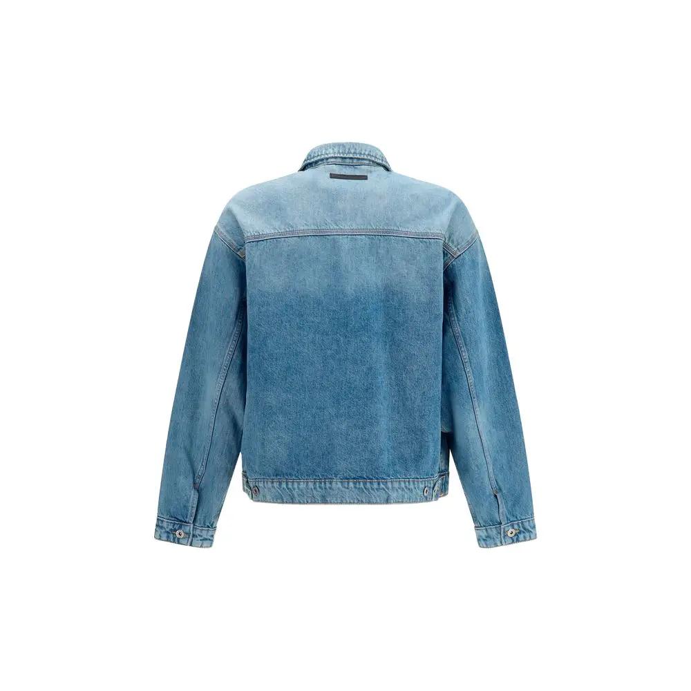7FOR Sample Sale | 7FOR Blue Cotton Denim Jacket - | Designer outlet