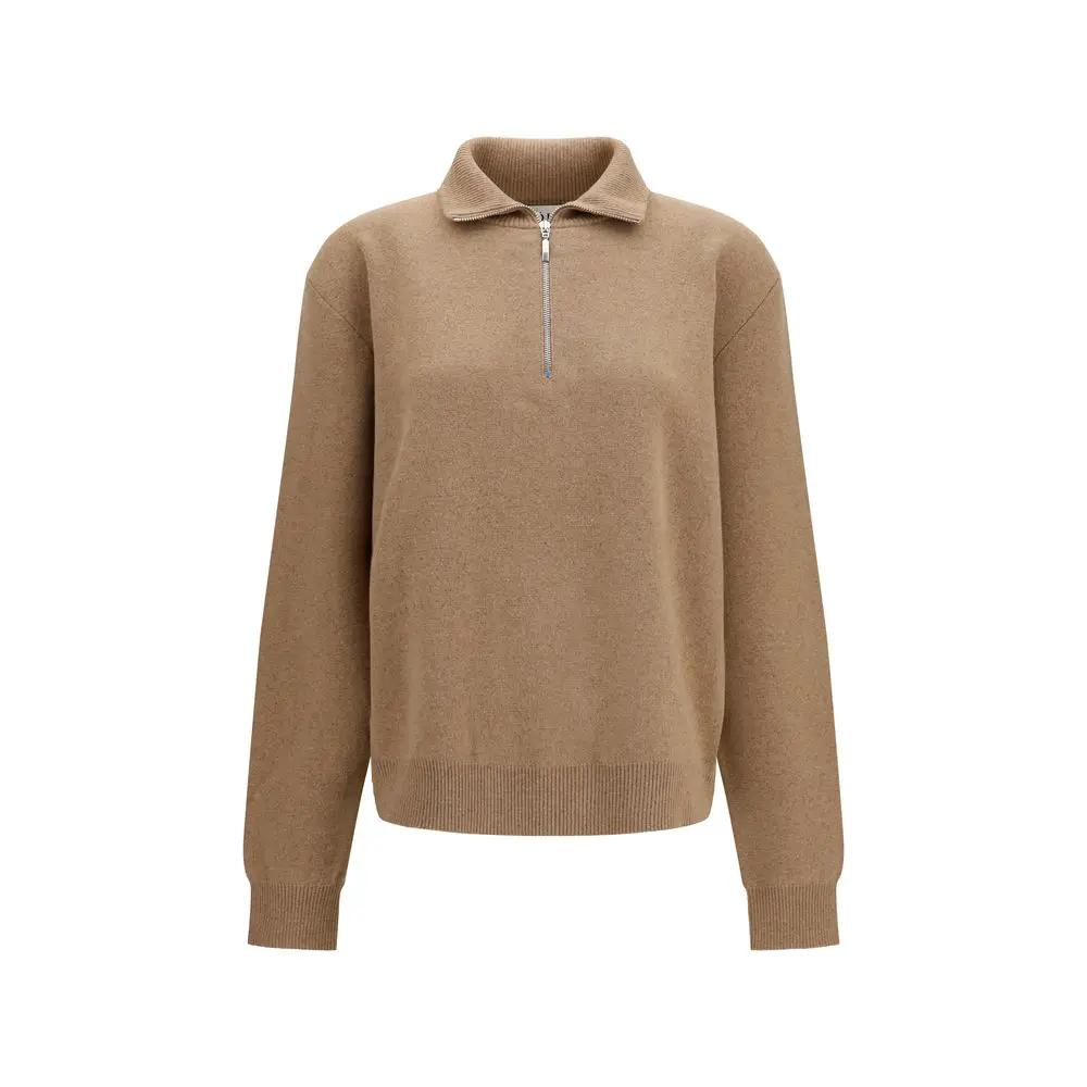 Rohe Beige Wool Oves Aries Polo Shirt