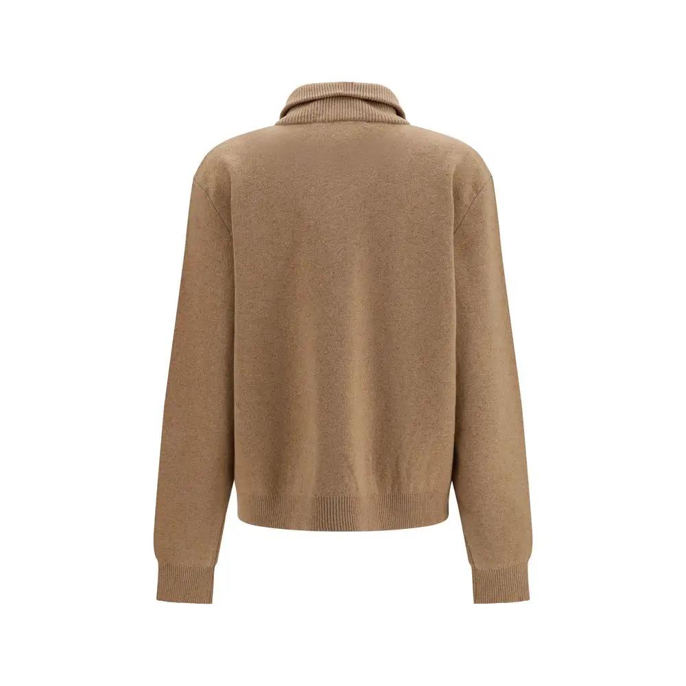 Rohe Beige Wool Oves Aries Polo Shirt