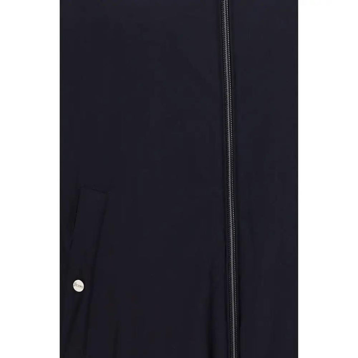 Herno Blue Goose Down Full-Length Jacket