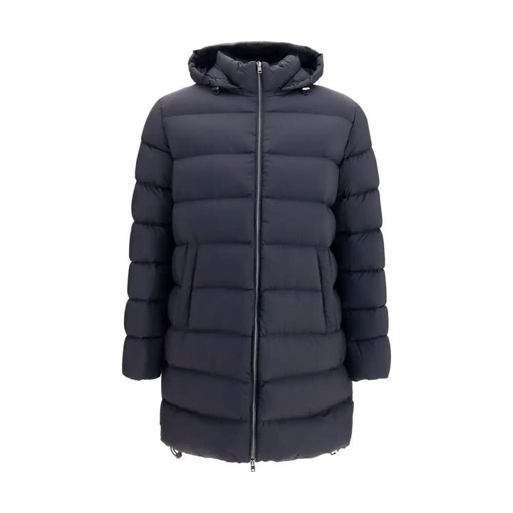 Herno Black Polyamide Full-Length Jacket
