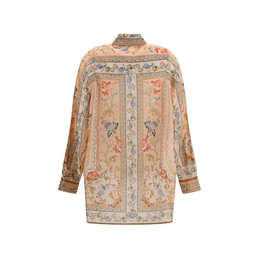 Zimmermann Sample Sale | Zimmermann Multicolor Silk Pattern Shirt - | Designer outlet
