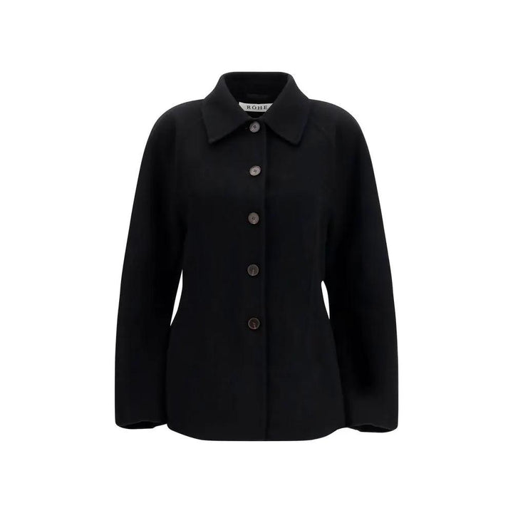 Rohe Sample Sale | Rohe Black Wool Oves Aries Full-Length Jacket - | Designer outlet