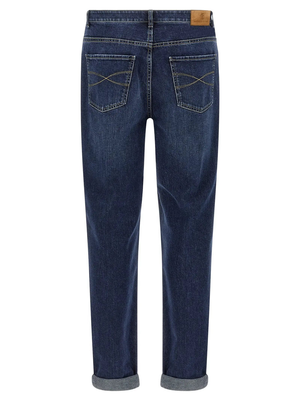 Brunello Cucinelli Sample Sale | Brunello Cucinelli Blue Cotton Straight-Leg Jeans - | Designer outlet