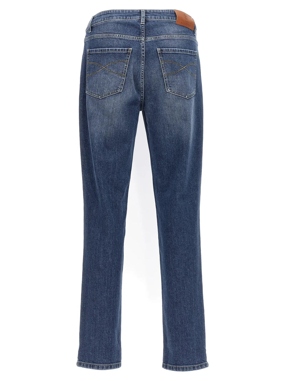 Brunello Cucinelli Sample Sale | Brunello Cucinelli Blue Cotton Slim Fit Jeans - | Designer outlet