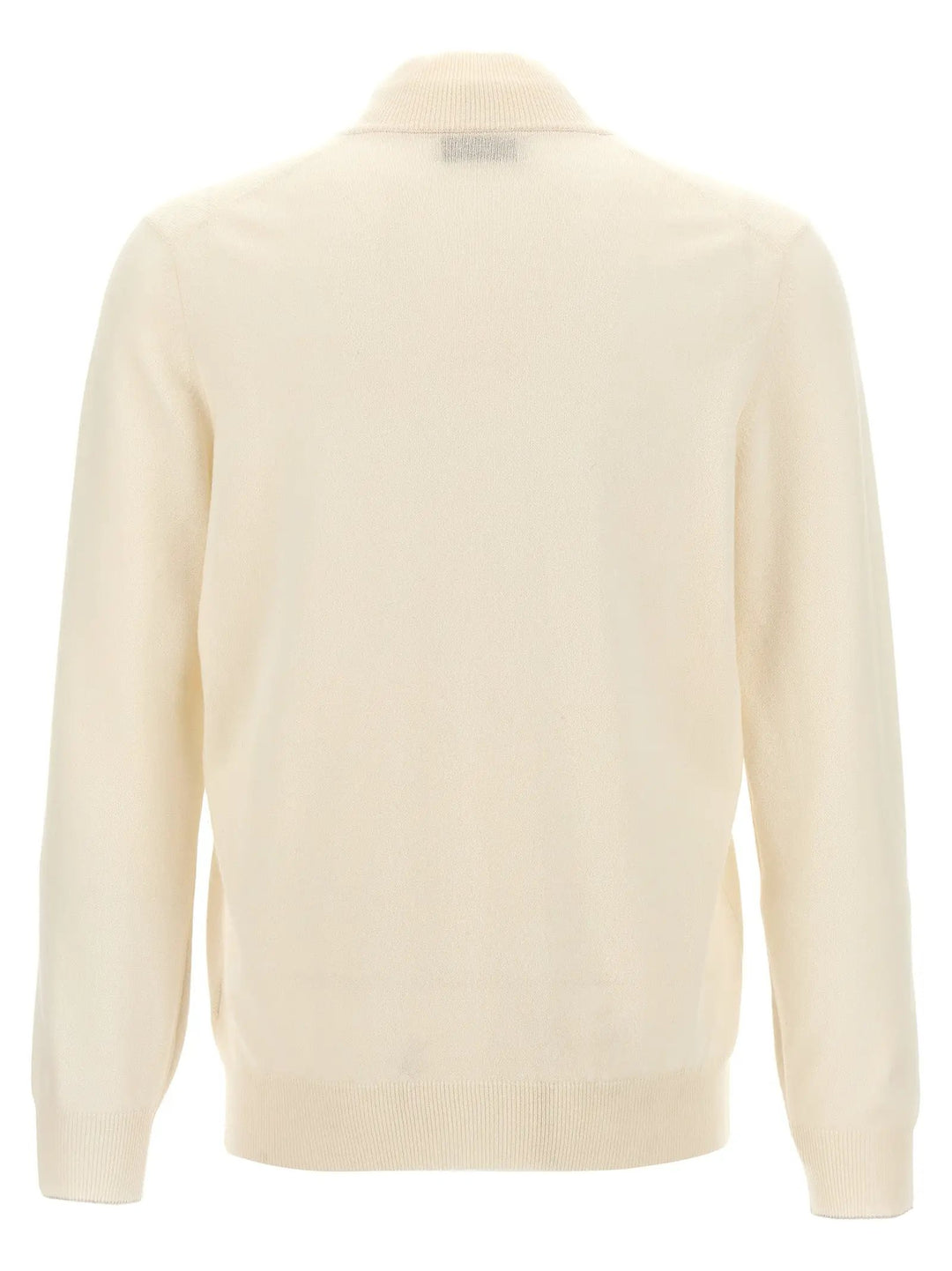 Brunello Cucinelli White Cashmere Cardigan