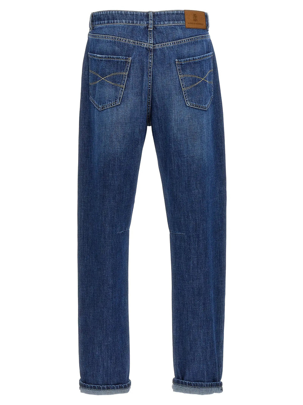 Brunello Cucinelli Sample Sale | Brunello Cucinelli Blue Cotton Relaxed Fit Jeans - | Designer outlet