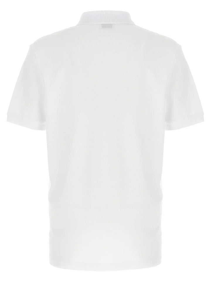 Moschino White Cotton Polo Shirt