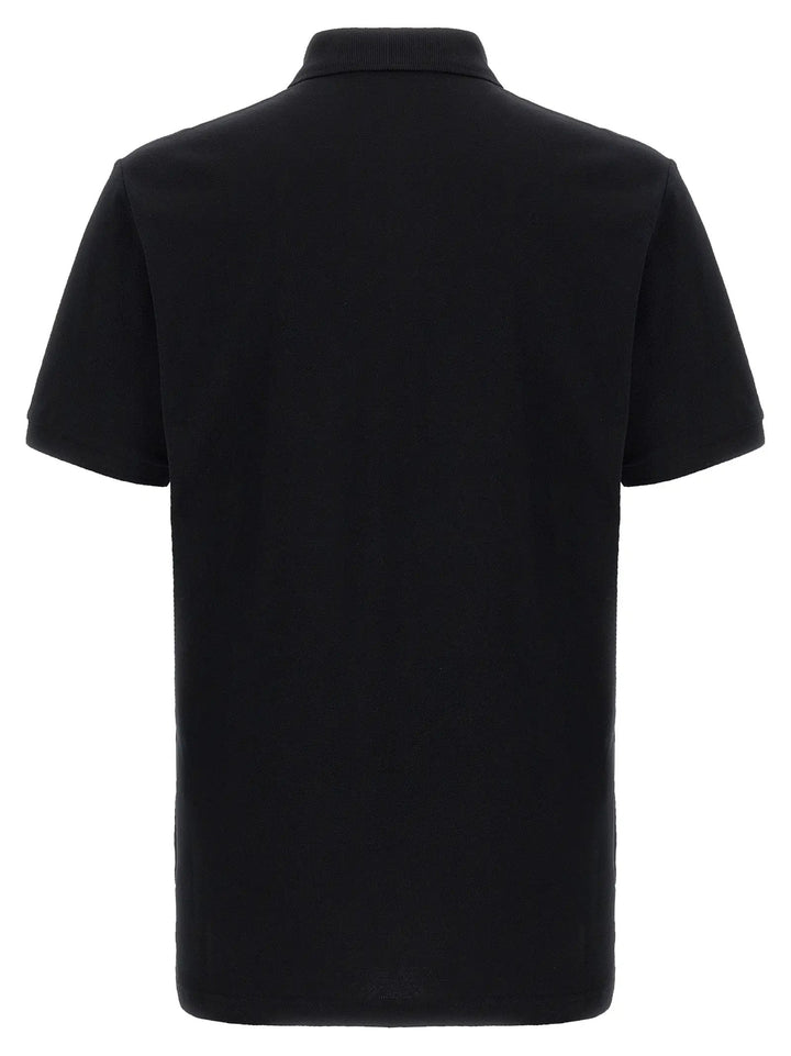 Moschino Black Cotton Polo Shirt