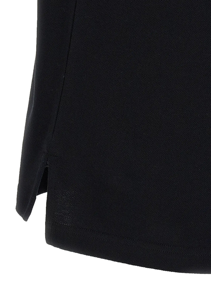 Moschino Black Cotton Polo Shirt