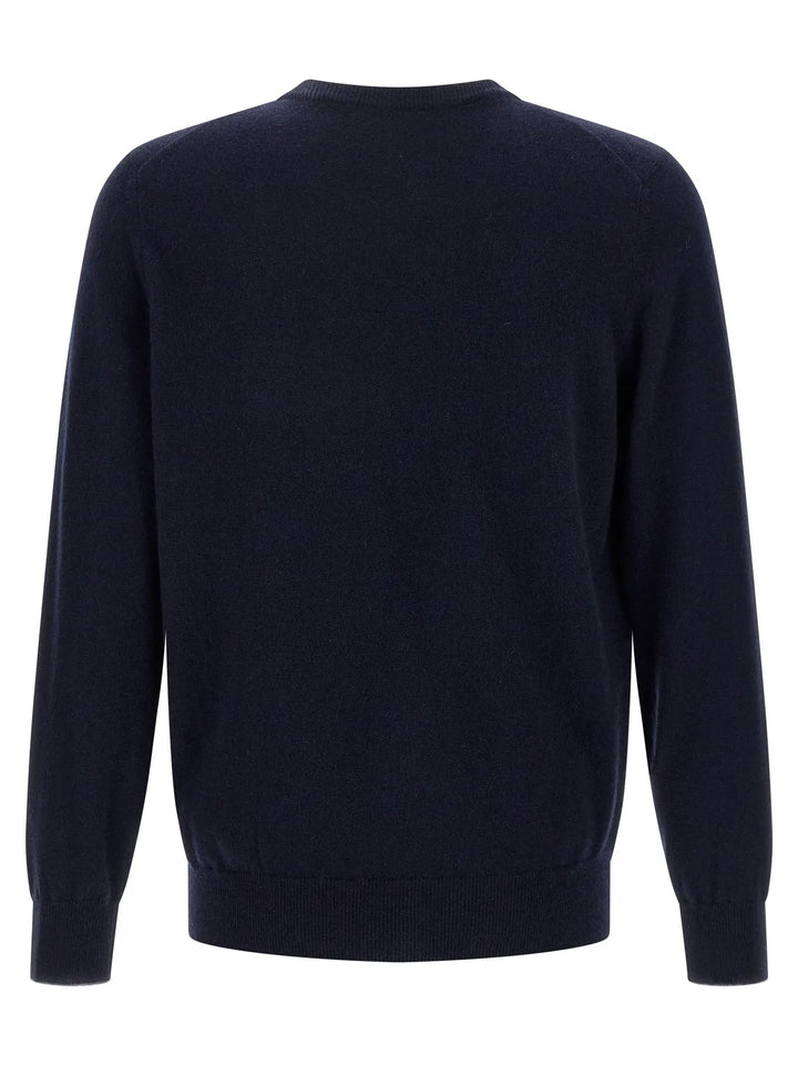 Brunello Cucinelli Blue Cashmere Cardigan