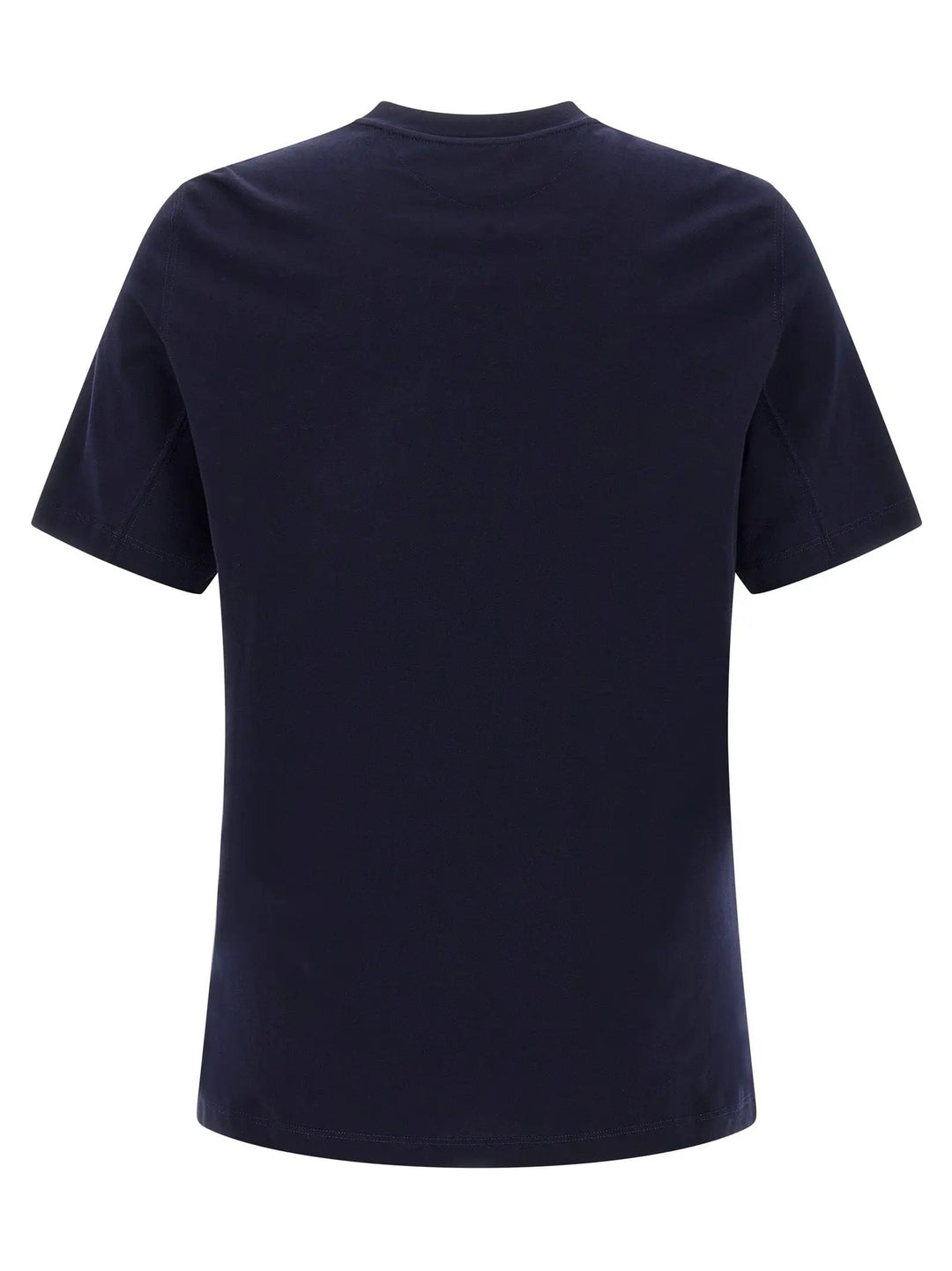Brunello Cucinelli Blue Cotton T-Shirt