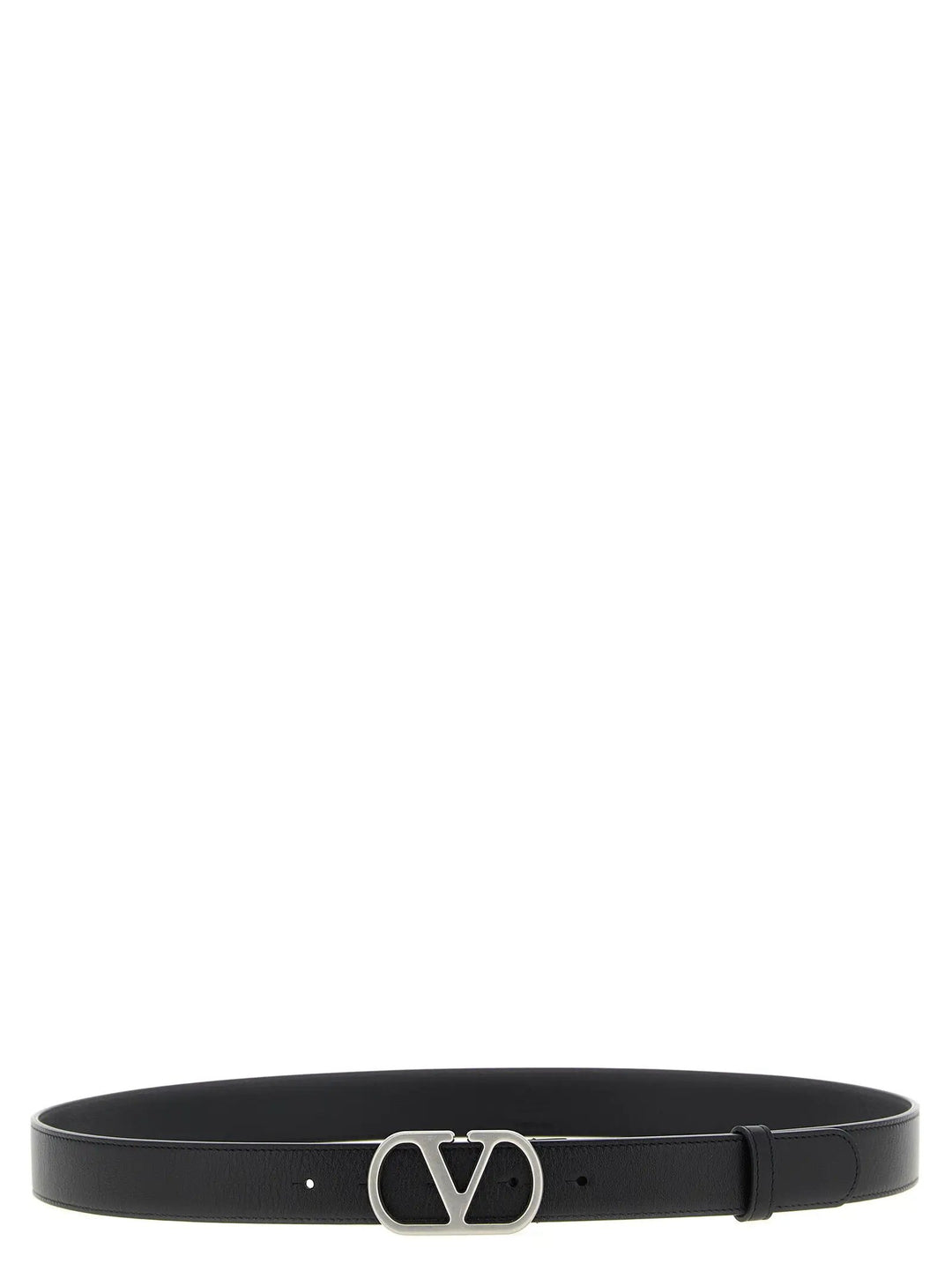 Valentino Garavani Black Calfskin Regular Belt
