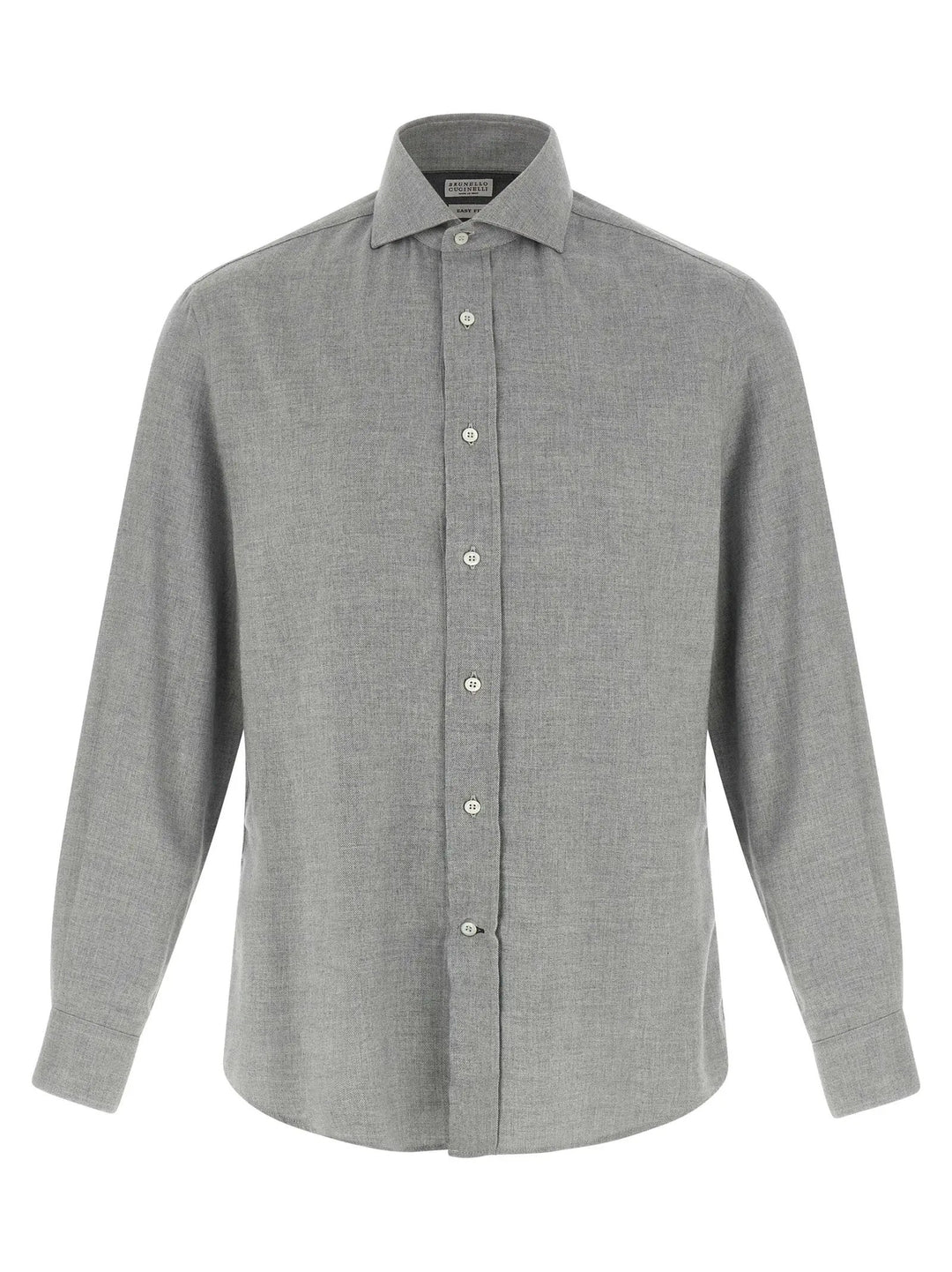 Brunello Cucinelli Gray Cotton Blouse