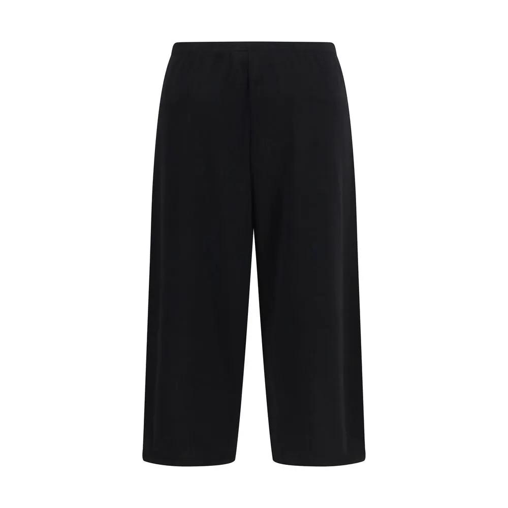 The Row Black Cotton Casual Pants