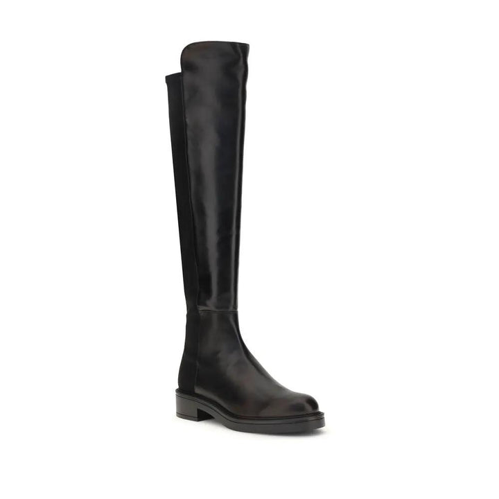 Stuart Weitzman Sample Sale | Stuart Weitzman Black Leather Over The Knee - | Designer outlet