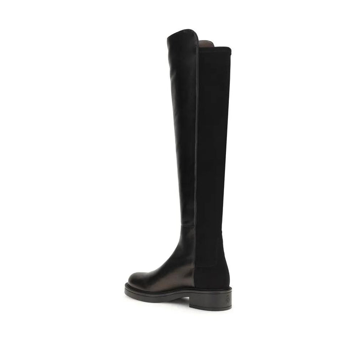 Stuart Weitzman Sample Sale | Stuart Weitzman Black Leather Over The Knee - | Designer outlet