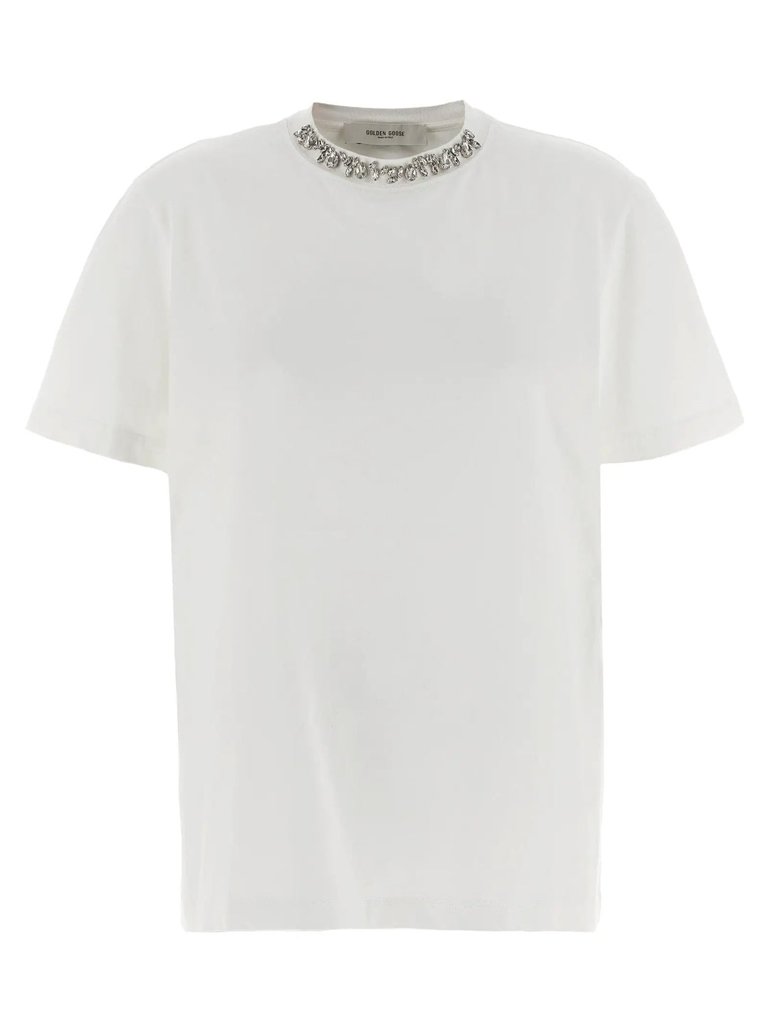 Golden Goose White Cotton T-Shirt