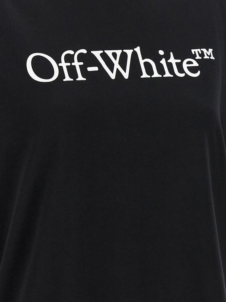 Off-White Black Cotton T-Shirt