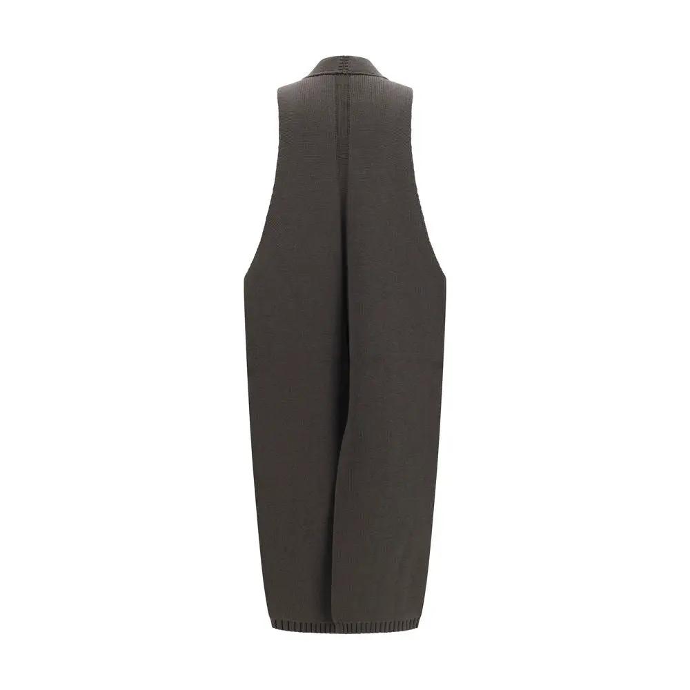 Rick Owens Gray Wool Oves Aries Sleeveless Jacket