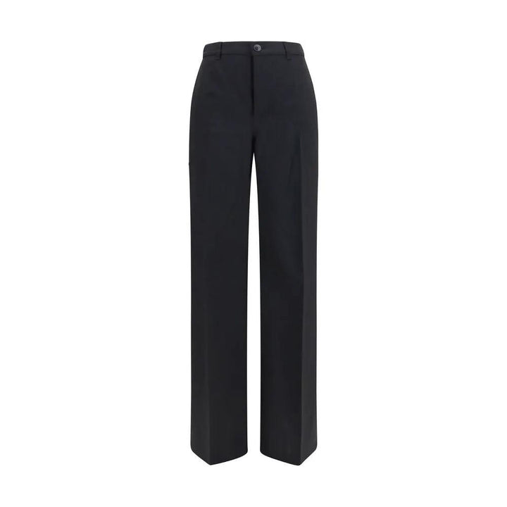 Rick Owens Black Wool Oves Aries Dress Pants