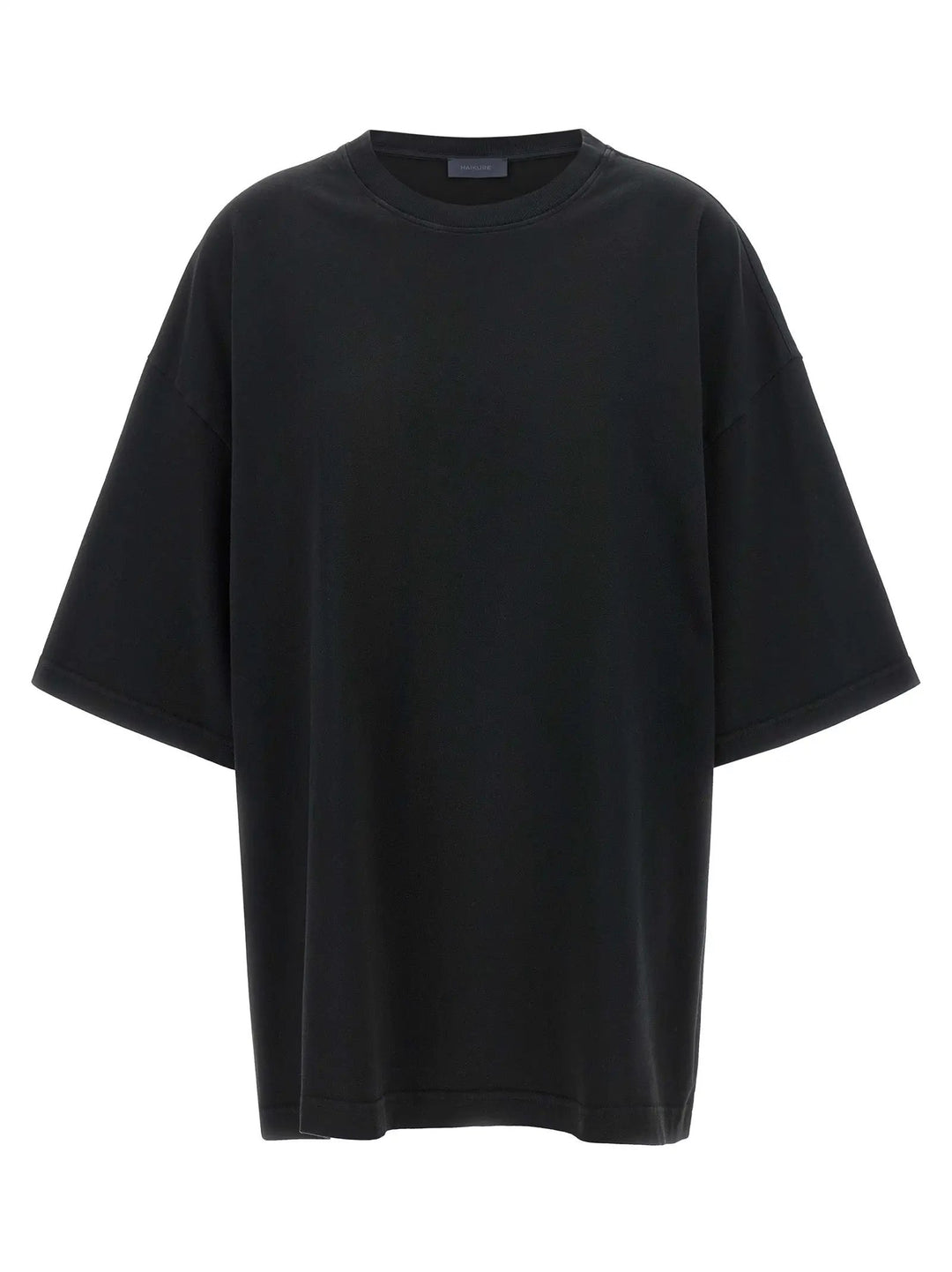 Haikure Black Cotton T-Shirt