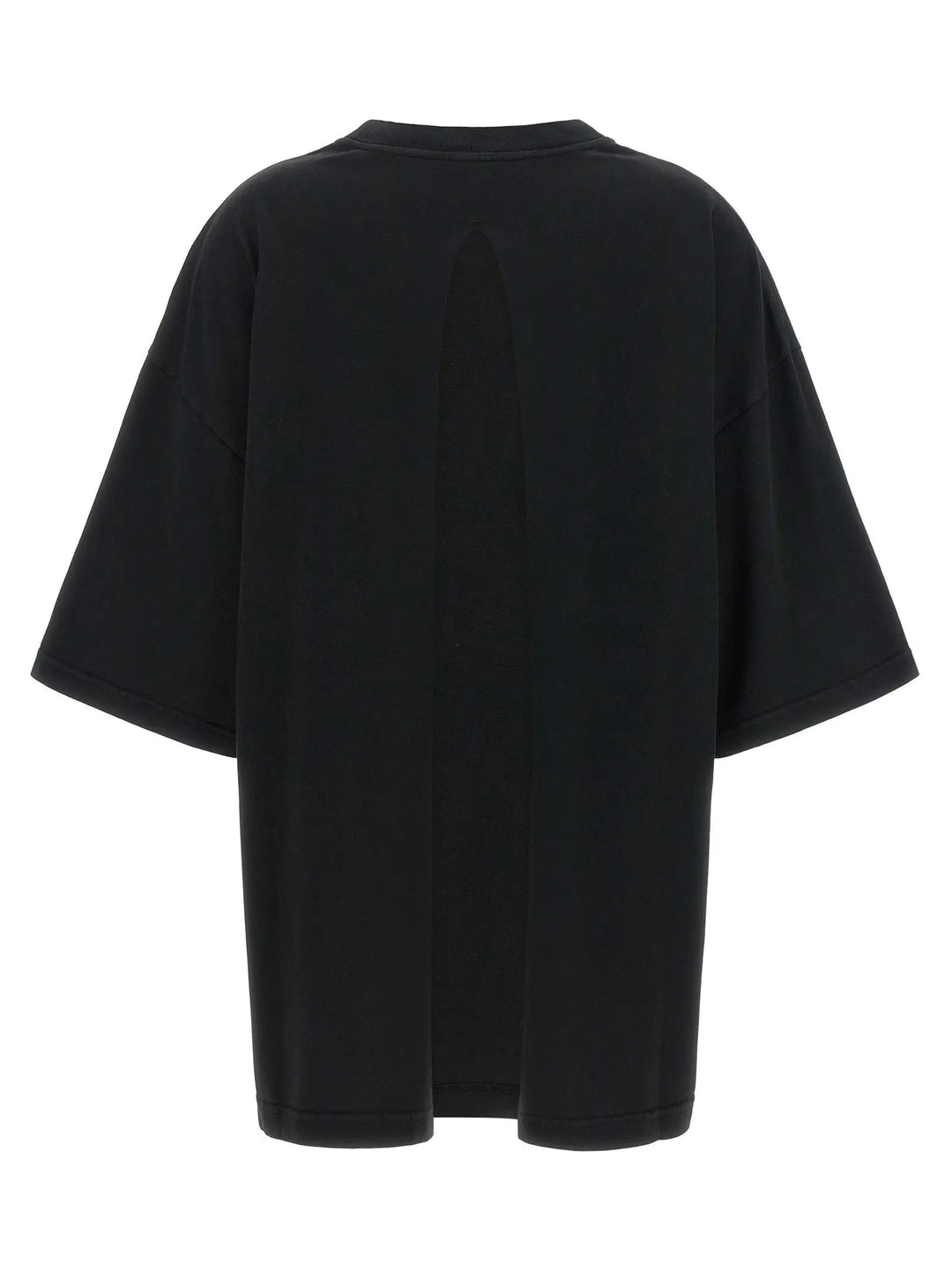 Haikure Black Cotton T-Shirt