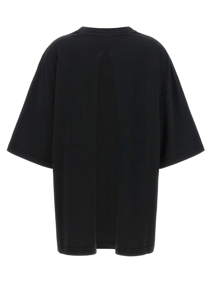 Haikure Black Cotton T-Shirt