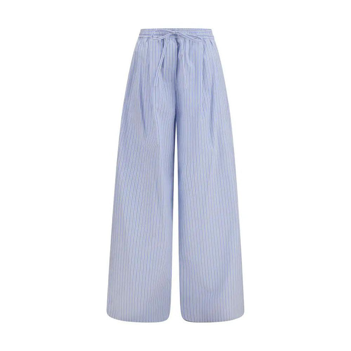 Dolce &amp; Gabbana Blue Cotton Casual Pants