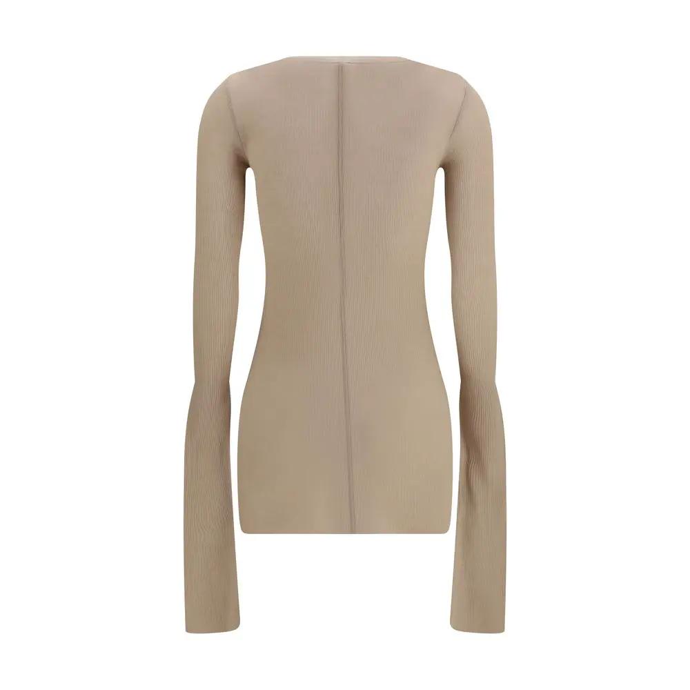 Rick Owens Sample Sale | Rick Owens Beige Viscose Shirt - | Designer outlet