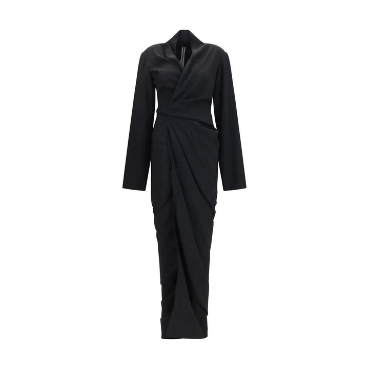 Rick Owens Black Viscose Casual Dress
