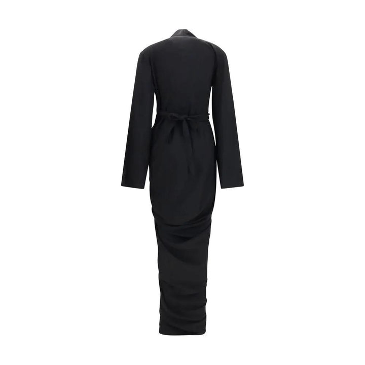 Rick Owens Black Viscose Casual Dress