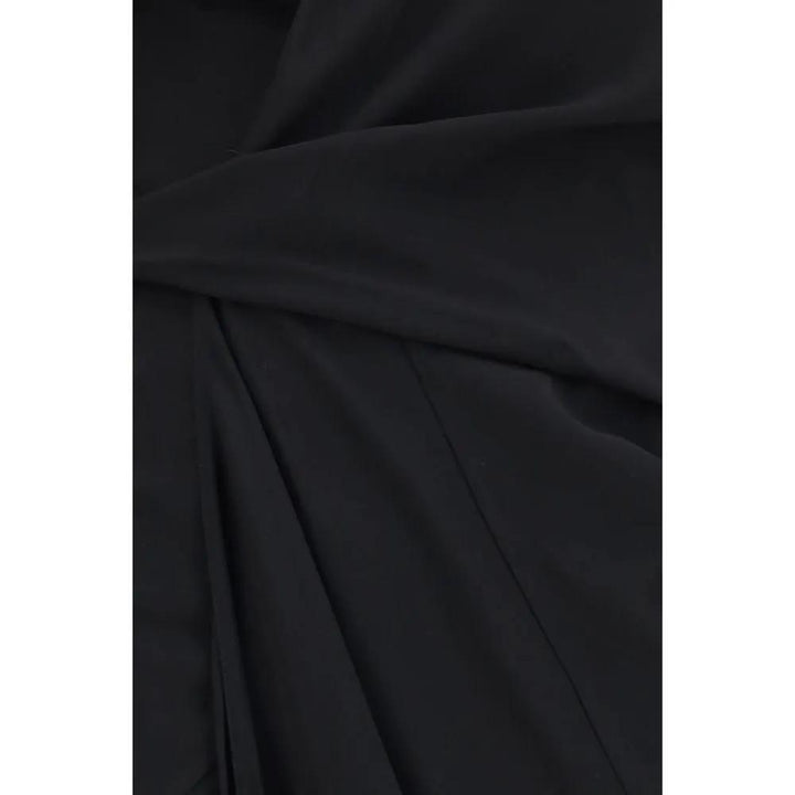Rick Owens Black Viscose Casual Dress