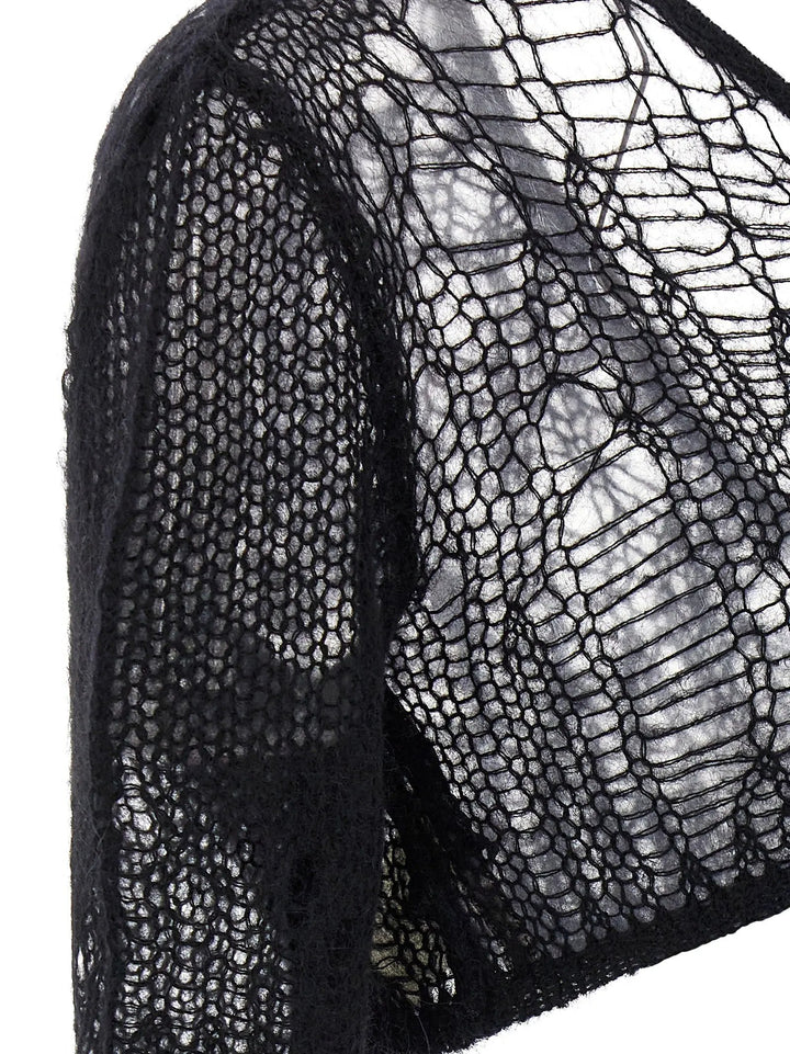 Rick Owens Black Nylon Tank Tops