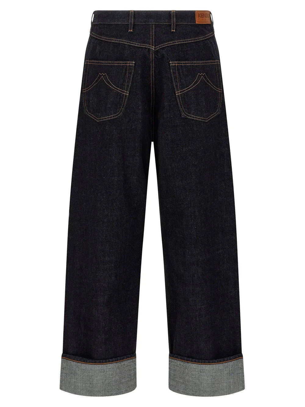 Kenzo Sample Sale | Kenzo Blue Cotton Straight-Leg Jeans - | Designer outlet