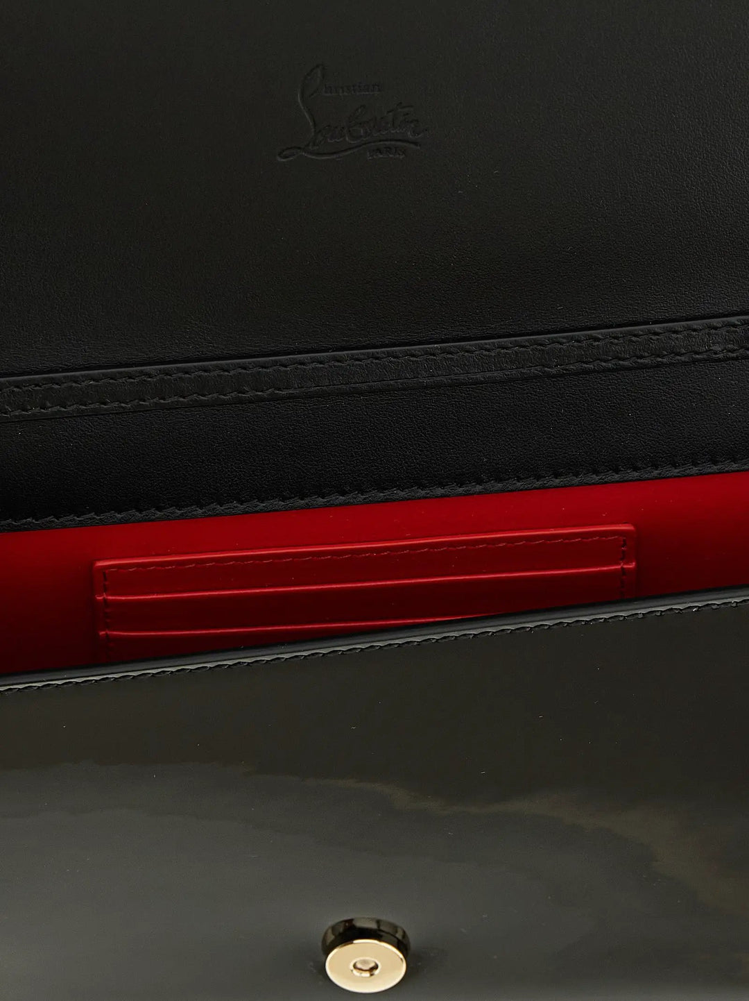 Christian Louboutin Black Calfskin Clutch Bag